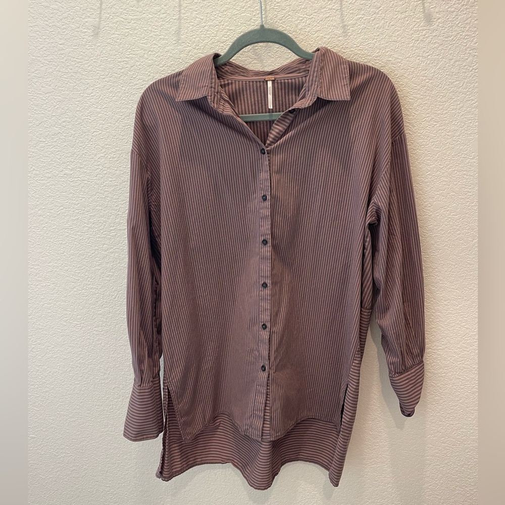Free People Oversized Button Up